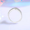 Wholesale Women's Geometric Minimalist Diamond Ring S925 Sterling Silver