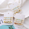 Wholesale Women's Geometric Mixed Color Crystal Diamond Alloy Handmade Duckbill Clip Hairpin Hair Accessories