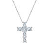 Wholesale Women's Geometric Moissanite And S925 Silver Necklace Pendant Set With Electroplating