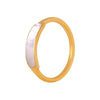 Wholesale Women's Geometric Niche Style Electroplated Titanium Steel Ring Jewelry