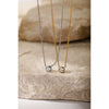 Wholesale Women's Geometric Oshaped Chain Necklace With Electroplating Design