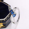 Wholesale Women's Geometric Oval Zircon Copper Ring