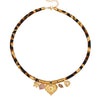 Wholesale Women's Geometric Patterned 18K Gold Plated Stainless Steel Necklace