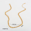 Wholesale Women's Geometric Rainbowcolored Zircon Tassel Pendant Stainless Steel Cross Chain Necklace With Electroplating