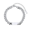 Wholesale Women's Geometric Real Gold Plated Stainless Steel Bracelet Fashion Jewelry With Original Design