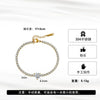 Wholesale Women's Geometric Real Gold Plated Stainless Steel Heart Bracelet Luxury Jewelry