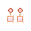 Wholesale Women's Geometric Rhinestone Earrings Elegant And Fashionable