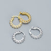 Wholesale Women's Geometric S925 Silver Electroplated Zircon Earring