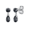 Wholesale Women's Geometric S925 Silver Needle And Copper Earrings With Tassel And Electroplating Treatment