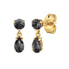 Wholesale Women's Geometric S925 Silver Needle And Copper Earrings With Tassel And Electroplating Treatment