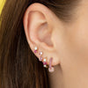 Wholesale Women's Geometric S925 Silver Needle And Copper Earrings With Tassel And Electroplating Treatment