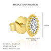 Wholesale Women's Geometric S925 Sterling Silver Diamond Earrings