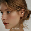 Wholesale Women's Geometric S925 Sterling Silver Diamond Earrings