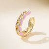 Wholesale Women's Geometric S925 Sterling Silver Diamond Set Earrings Ear Bone Clip Without Pierced Ears
