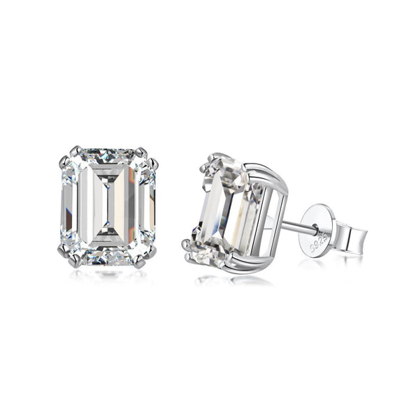 Wholesale Women's Geometric S925 Sterling Silver Ear Nails Electroplated