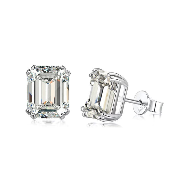 Wholesale Women's Geometric S925 Sterling Silver Ear Nails Electroplated