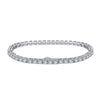 Wholesale Women's Geometric S925 Sterling Silver Electroplated Tennis Bracelet