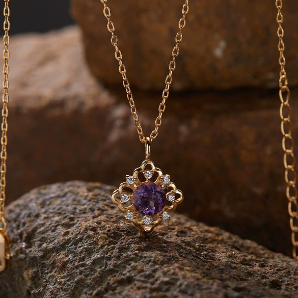 Wholesale Women's Geometric S925 Sterling Silver 18K Gold Natural Color Treasure Earrings Jewelry