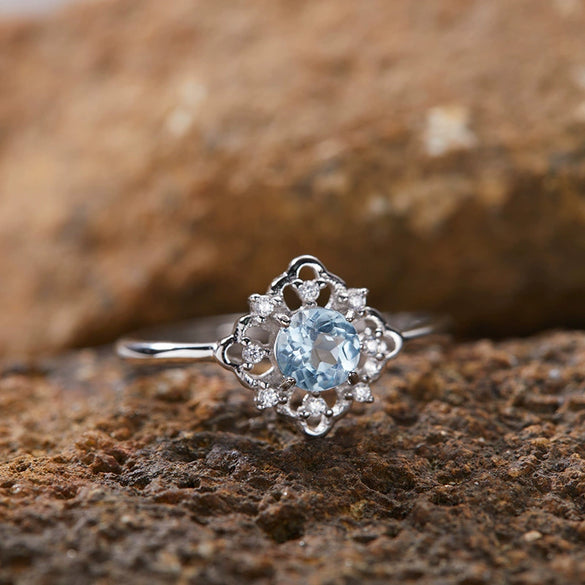 Wholesale Women's Geometric S925 Sterling Silver 18K Gold Natural Color Treasure Earrings Jewelry