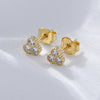 Wholesale Women's Geometric S925 Sterling Silver Micropaved Zircon Earrings