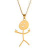 Wholesale Women's Geometric S925 Sterling Silver Necklace With Electroplating Treatment
