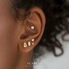 Wholesale Women's Geometric S925 Sterling Silver Tassel Zircon Earrings