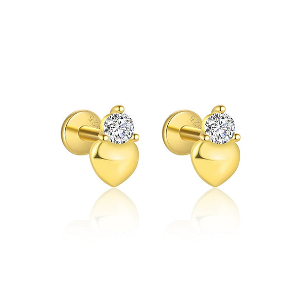 Wholesale Women's Geometric S925 Sterling Silver Tassel Zircon Earrings