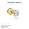 Wholesale Women's Geometric S925 Sterling Silver Tassel Zircon Earrings