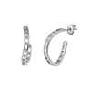 Wholesale Women's Geometric 925 Silver And 304 Stainless Steel Electroplated Earrings With Unique Halfcircle Design
