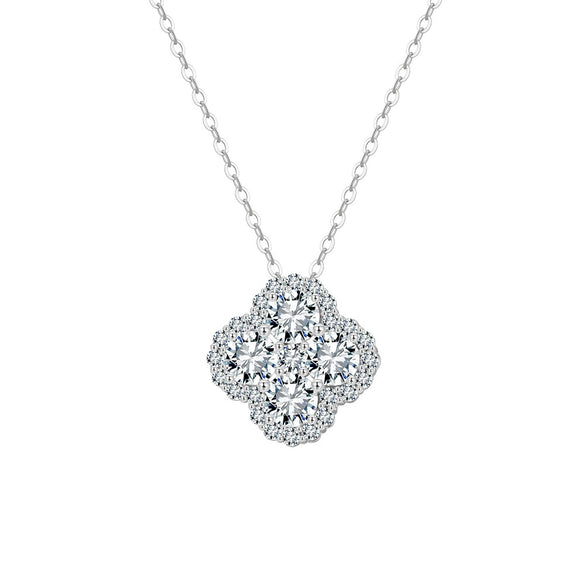 Wholesale Women's Geometric Silver Jewelry Set Electroplated S925 Silver Earrings Necklace And Ring