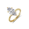 Wholesale Women's Geometric Silver Jewelry Set Electroplated S925 Silver Earrings Necklace And Ring