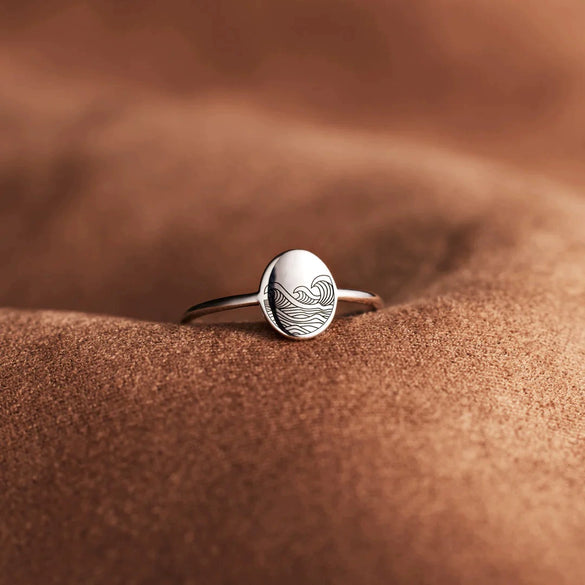 Wholesale Women's Geometric Silver 925 Ring With Electroplating Process