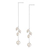 Wholesale Women's Geometric Silver S925 Goldplated Jewelry Set With Wheat Spike And Freshwater Pearl Bracelet Necklace Earrings