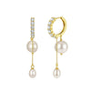 Wholesale Women's Geometric Silver S925 Goldplated Jewelry Set With Wheat Spike And Freshwater Pearl Bracelet Necklace Earrings