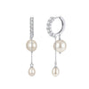 Wholesale Women's Geometric Silver S925 Goldplated Jewelry Set With Wheat Spike And Freshwater Pearl Bracelet Necklace Earrings