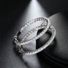 Wholesale Women's Geometric Silver 925 Silver Ear Needle Electroplated Earrings