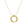 Wholesale Women's Geometric Simple Round Titanium Steel And Stainless Steel Electroplated Clavicle Necklace