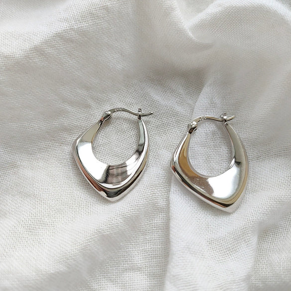Wholesale Women's Geometric Square Copper Electroplated Earrings