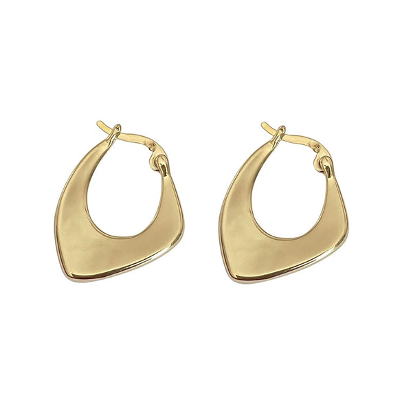 Wholesale Women's Geometric Square Copper Electroplated Earrings