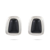 Wholesale Women's Geometric Square Inlaid Zircon Electroplated Stainless Steel Stud Earrings