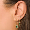 Wholesale Women's Geometric Stacking Earrings Copper 925 Silver Electroplated