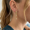 Wholesale Women's Geometric Stainless Steel And Titanium Steel Earrings With Pvd Furnace Vacuum Real Gold Plating