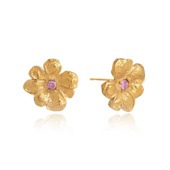 Wholesale Women's Geometric Stainless Steel And Titanium Steel Earrings With Vacuum Real Gold Plating In Pvd Furnace