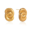 Wholesale Women's Geometric Stainless Steel And Titanium Steel Earrings With Vacuum Real Gold Plating