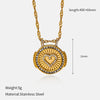 Wholesale Women's Geometric Stainless Steel And Titanium Steel Electroplated Oshaped Chain Necklace