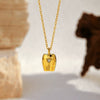 Wholesale Women's Geometric Stainless Steel And Titanium Steel Electroplated Water Wave Chain Necklace