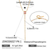Wholesale Women's Geometric Stainless Steel And Titanium Steel Necklace With Pvd Furnace Vacuum Real Gold Plating
