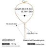 Wholesale Women's Geometric Stainless Steel And Titanium Steel Necklace With Pvd Furnace Vacuum Real Gold Plating