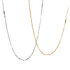 Wholesale Women's Geometric Stainless Steel Bead Chain Necklace With Pvd Furnace Vacuum Real Gold Plating