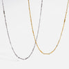 Wholesale Women's Geometric Stainless Steel Bead Chain Necklace With Pvd Furnace Vacuum Real Gold Plating